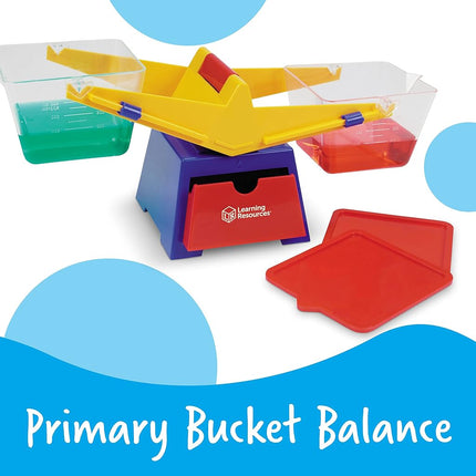 Learning Resources Primary Bucket Balance Teaching Scale, Science/Math, Classroom Balance Scale, Science for Kids, Ages 3+