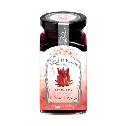 Wild Hibiscus Flowers In Rose Syrup 350G
