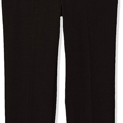 Van Heusen Boys' Flex Stretch Flat Front Dress Pants, Black, 10