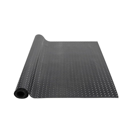 VEVOR Diamond-Plate Rubber Flooring Roll, 3 mm x 4