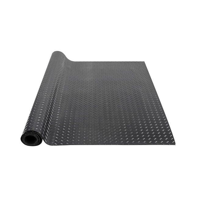 VEVOR Diamond-Plate Rubber Flooring Roll, 3 mm x 4