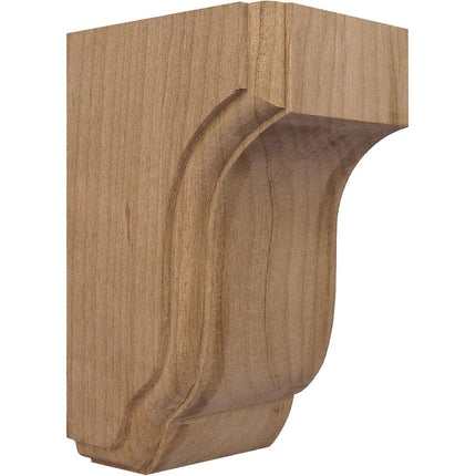 Ekena COR02X02X04CPRW 2 1/2-Inch Width x 2 3/4-Inch Depth x 4 1/2-Inch Height Capistrano Mission Corbel - Rubber Wood