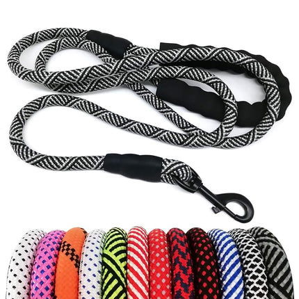 MayPaw Heavy Duty Rope Dog Lead, 3/4/6/7/8/10/12/1
