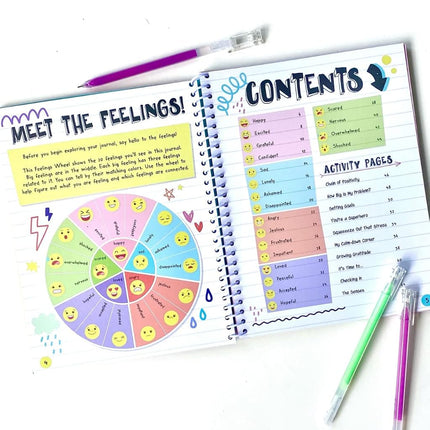 Learning Resources Express Your Feelings Journal, Activity Book for Kids to Recognise and Express Emotions and Feelings, Self-Regulate, Learn Mindfulness, Ages 5+