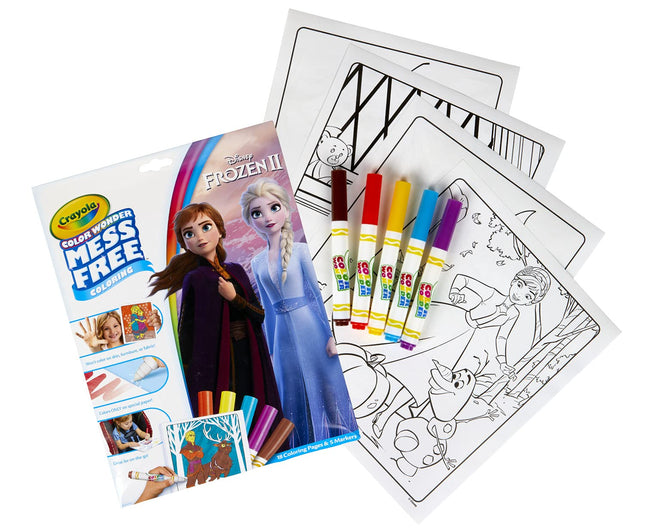 CRAYOLA COLORING PAD & MARKR FROZEN 2