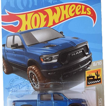 Hot Wheels 2020 Ram 1500 Rebel, [Blue] 101/250 Baja Blazers 8/10