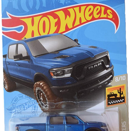 Hot Wheels 2020 Ram 1500 Rebel, [Blue] 101/250 Baj