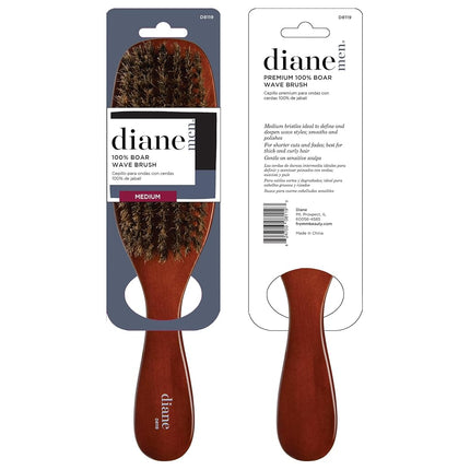DIANE Imported Pure Bristle Professional Hair Brush (Model: 8119)