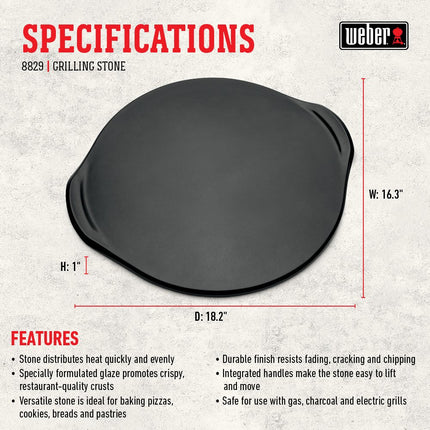 Weber 8829 Stone Grill Accessory