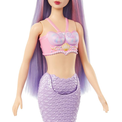 Barbie Mermaid Doll with Pink and Lilac Fantasy Hair and Accessory