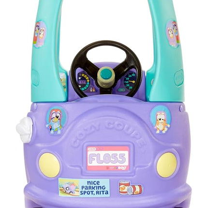 Little Tikes Bluey Grannies Car Coupe - Comes with 2 Accessories, Bluey Foot-to-Floor Ride-On, for Boys and Girls Ages 1-5 Years