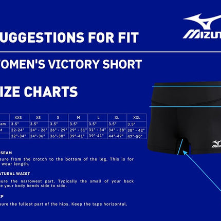 Mizuno Women's Volleyball Clothing Shorts Women's Victory Short Royal