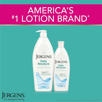 Jergens Daily Moisture Dry Skin Moisturizer for Unisex, 21 Ounce