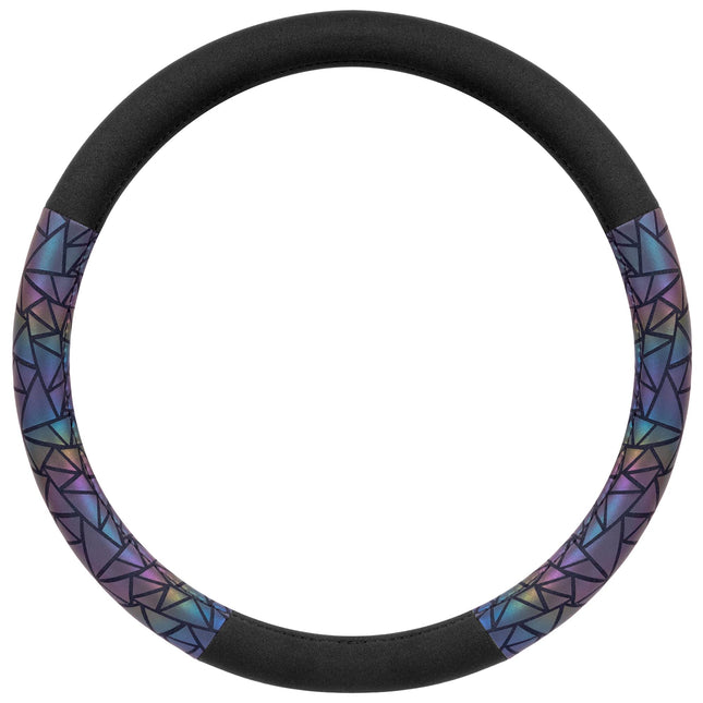 BDK Geometric Prism Sparkle Glitter Steering Wheel