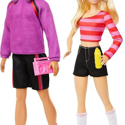 Barbie Fashionistas Roller-Skating Barbie & Ken Se
