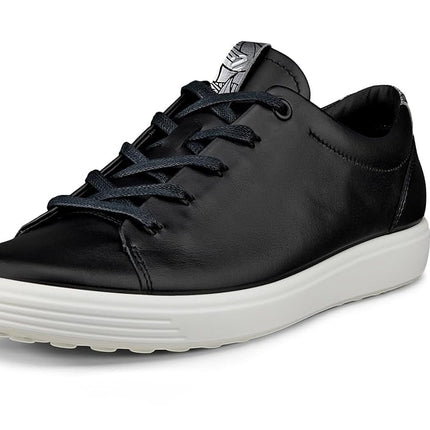 ECCO Men's Soft 7 Ladies High Sneakers, Black Silver Floral Print, 41/42 EU