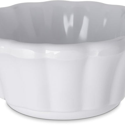 Carlisle FoodService Products Ramequins en plastique, coupelle à sauce pour la restauration, la cuisine, les restaurants, 95 ml, blanc (lot de 48)