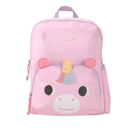 Skip Hop Toddler Backpack with Adjustable Padded Straps, Front Zip Pocket and Side Bottle Pocket, Fits School Size Folders, Besties Squad, Unicorn, Age 3+