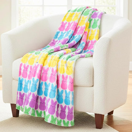 Peeps Easter Fluffy Throw 46 in x 60 in – Soft Plu