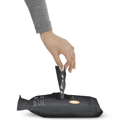 simplehuman CW0555 code Q Odorsorb Custom Fit Odour Absorbing Bin Liner Bulk Pack, Black Plastic (3 Pack of 20, Total 60 Liners)