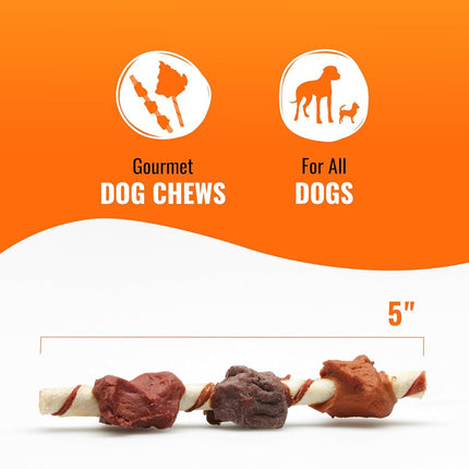 Good'N'Fun Triple Flavored Rawhide Kabobs for Dogs, 1.5 Pound (Pack of 1)