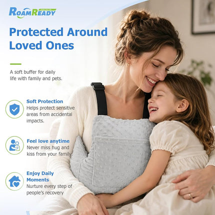 RoamReady Post Mastectomy Pillow After Breast and Heart Surgery Recovery