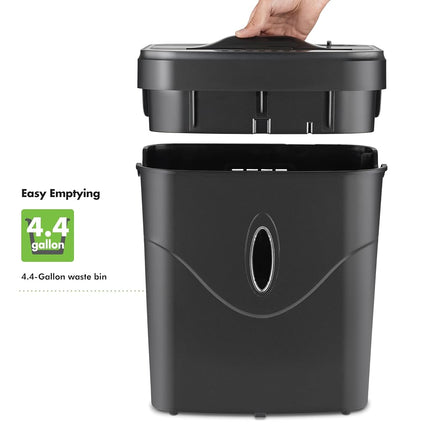 Aurora AU1030XA 10-Sheet Crosscut Paper/Credit Card Shredder with 4.4-Gallon Wastebasket