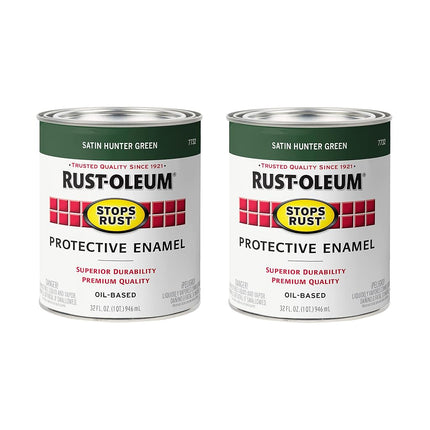 Rust-Oleum 7732502-2PK Stops Rust Brush On Paint, 