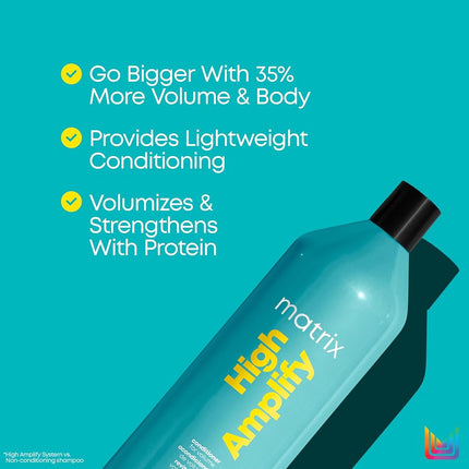 Matrix Total Results High Amplify Conditioner for Unisex, 33.8 oz, 1014 milliliters