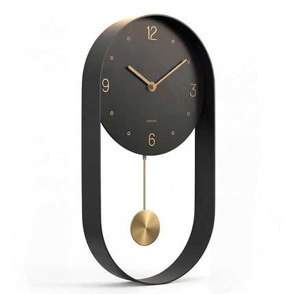 Driini Modern Pendulum Wall Clock - Decorative and