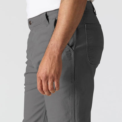 Carhartt Men's Rugged Flex Relaxed Fit Canvas Work Pant, Gravel, W34/L32