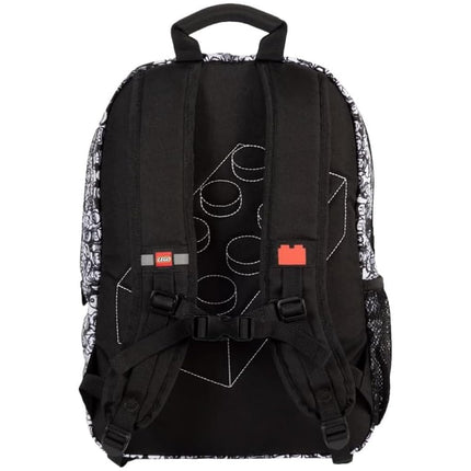 LEGO Iconic Prints Kids Backpack Bookbag for Travel, On-the-Go, Back to School, Boys and Girls, Crowd Color Me, One Size, Classic Style