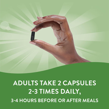 Nature's Way - Carbón Activado 280 mg. - 360 Cápsulas
