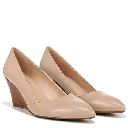 Franco Sarto Women's Frankie Pump, Ballet Beige Leather, 8.5