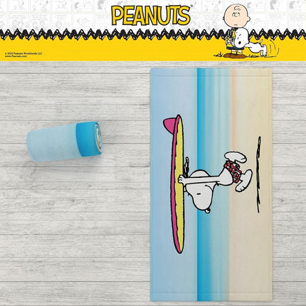 Serviette de bain/piscine/plage en coton ultra doux Snoopy Peanuts par Franco Collectibles, 152 cm x 76 cm, (Produit 100 % sous licence officielle)