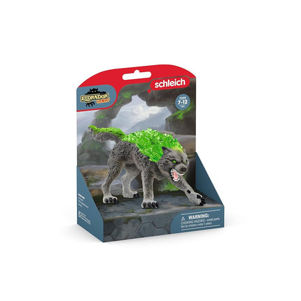 Schleich Eldrador Creatures - 6" Stone Wolf Figurine - Fun Fantasy Animal Figure for Imaginative Play for Boys and Girls - Durable Rock Beast Toy - Cool Monster Toys for Kids Ages 7+ | 70153