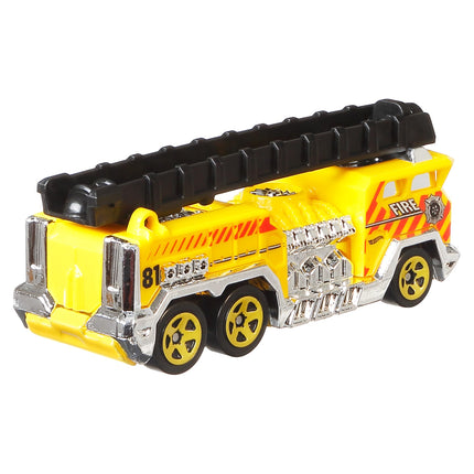 Hot Wheels Monster Trucks Toy Vehicle Truck 5 Alarm + Auto 5 Alarm for Kids Ages 3 and Up