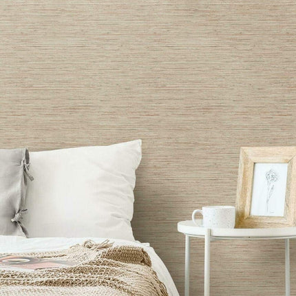 RoomMates RMK11560WP Pink and Taupe Faux Grass Non