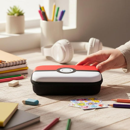 Pokémon Poké Ball Pencil Case with Zipper for Kids