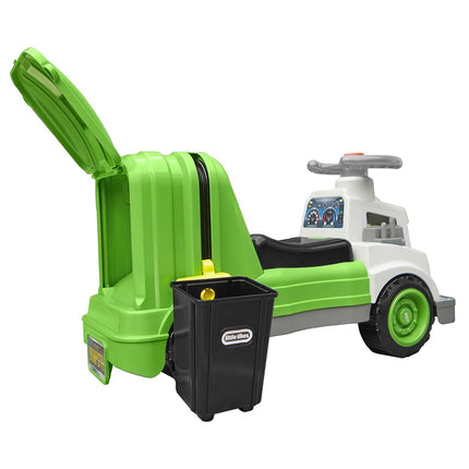 Little Tikes Dirt Diggers Garbage Truck Scoot - Ride-On with Working Horn, Trash Bin, and Wheels - Suitable for Indoor & Outdoor Use - Themed Toy for Boys & Girls - For Ages 2 to 5 Years