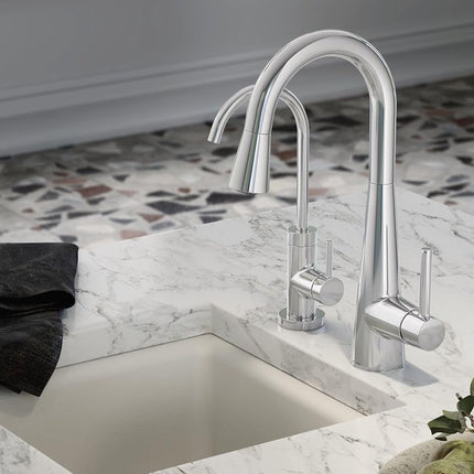 Moen Chrome Sip Modern Cold Water Kitchen Beverage Faucet with Optional Filtration System, S5530