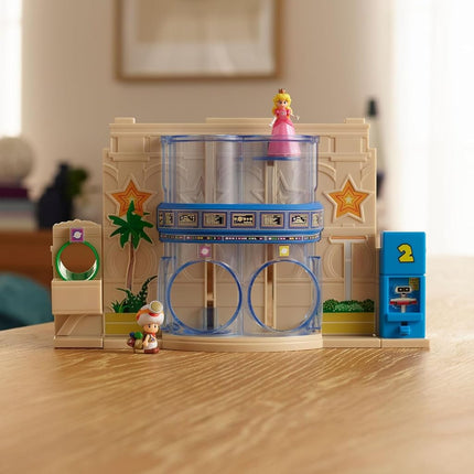 The Super Mario Galaxy Movie Galaxy Gateway Diorama with 1.5" Figures