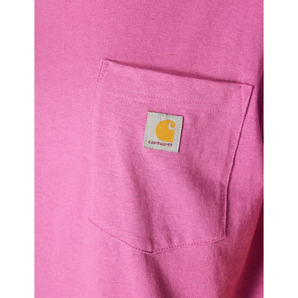 Carhartt Women’s Loose Fit Heavyweight Short-Sleeve Pocket T-Shirt, Electric Fuchsia, L