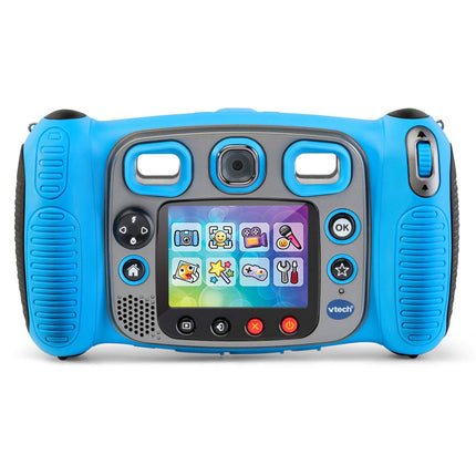 Cámara digital para selfies VTech Kidizoom Duo 5.0 Deluxe con reproductor MP3 y auriculares, azul