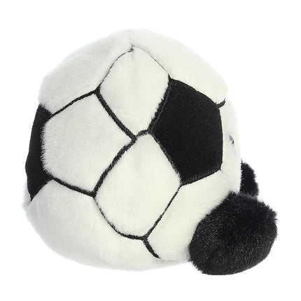 Aurora Adorable Palm Pals Striker Soccerball Stuffed Animal - Pocket-Sized Play - Collectable Fun - Black 5 Inches