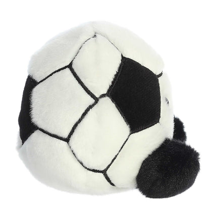 Aurora Adorable Palm Pals Striker Soccerball Stuffed Animal - Pocket-Sized Play - Collectable Fun - Black 5 Inches