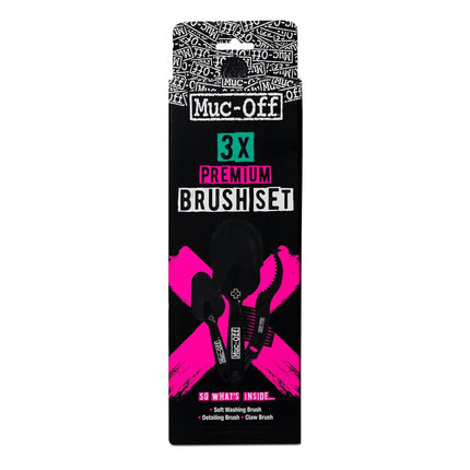 Muc-Off 220 3 Piece Premium Brush Kit - Includes 3
