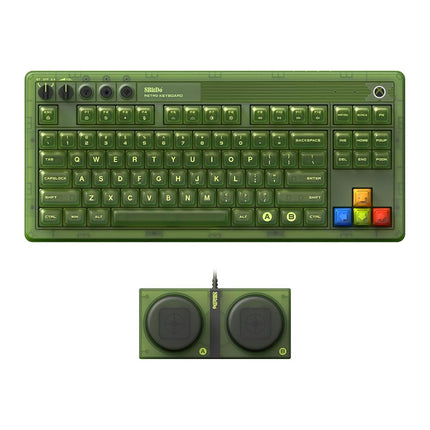 8BitDo Retro 87 Mechanical Keyboard with RGB Backlight, Bluetooth/2.4G/USB-C Hot Swappable Wireless Gaming Keyboard for Windows and Android - Xbox Edition (Officially Licensed) [video game]