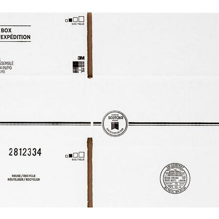Scotch Mailing Box, 11.25 in x 8.75 in