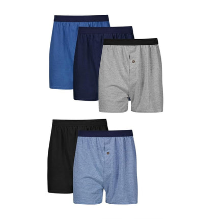 Hanes Men's ComfortSoft Boxer with Comfort Flex Waistband_Multiple Packs Available, Assorted - 5 Pack, XXL